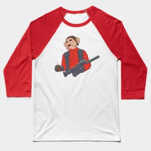 Nien Nunb - Battlefront Version - No Laugh Baseball T-Shirt